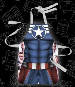 Прикольный фартуки: фартук марвел капитан америка(2)